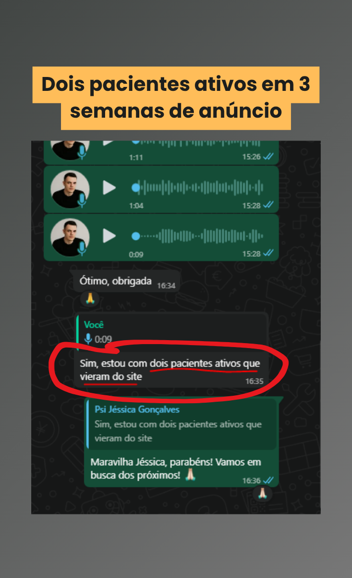 Depoimento de cliente