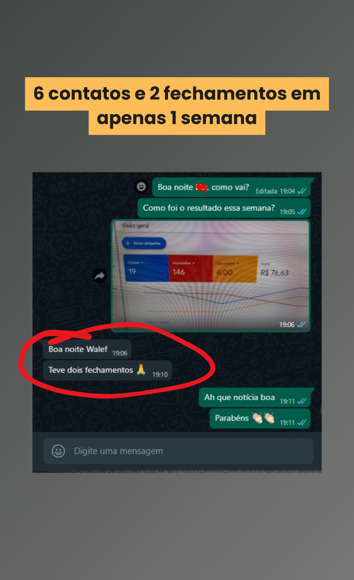 Depoimento de cliente
