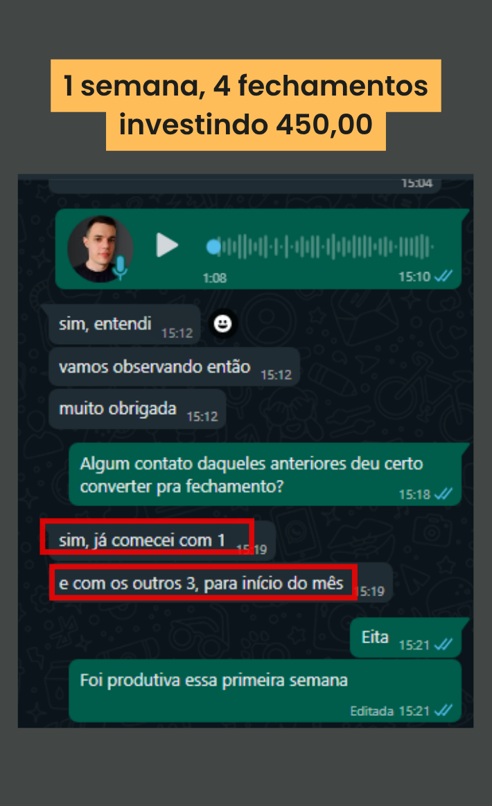 Depoimento de cliente