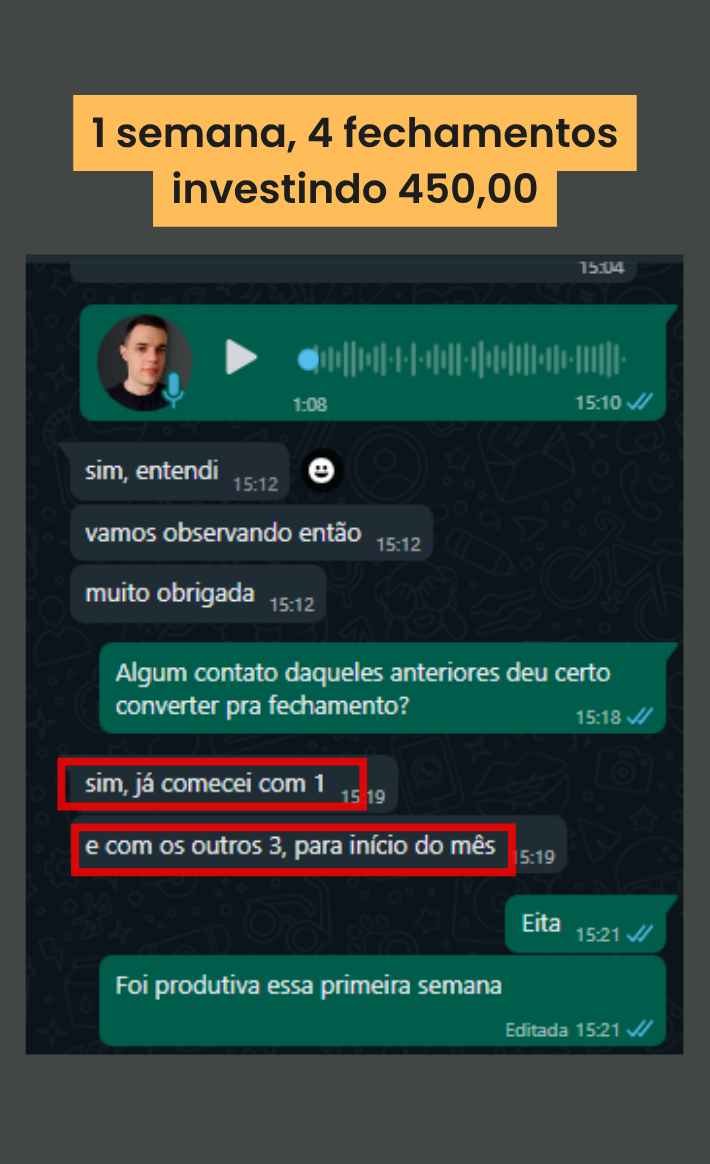 Depoimento de cliente